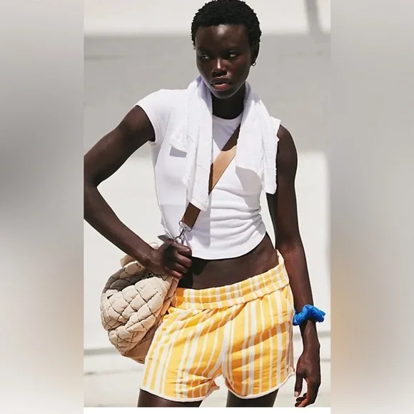 Free people Movement All Star Printed Shorts. NWT. Newport stripe clemen… - Picture 3 of 7